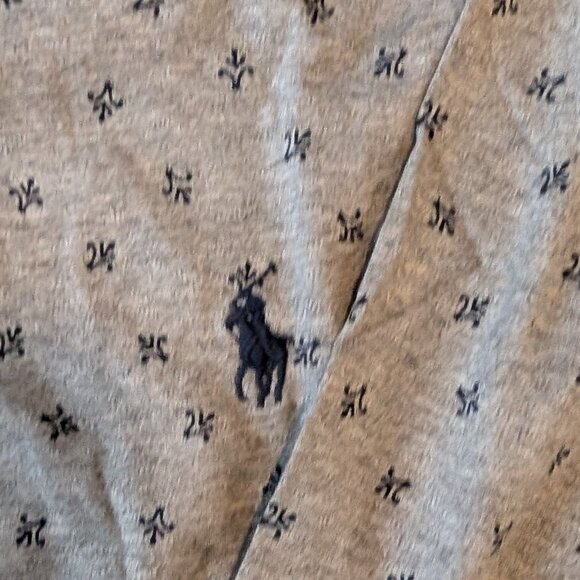 Ralph Lauren Mens Long Sleeve Polo Gray Heather 3XLT - Picture 4 of 9